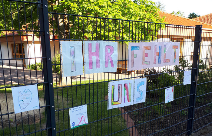 Kinderbilder Gartenzaun