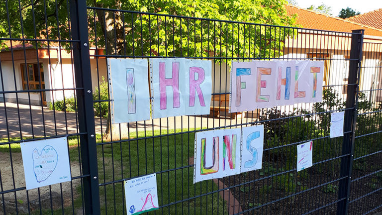 Kinderbilder Gartenzaun