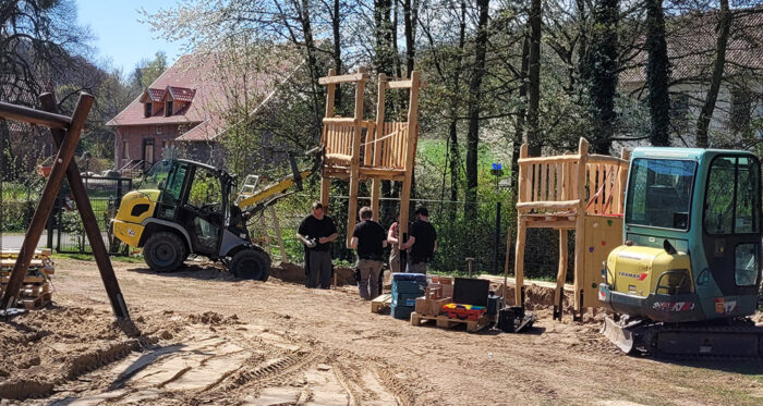 Unser neues Klettergerüst