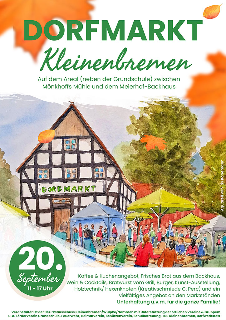 Gemeindebrief Herbst 2024 Dorfmarkt Kleinenbremen